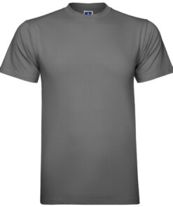 Männer Premium T-Shirt – Vorderansicht in Grau
