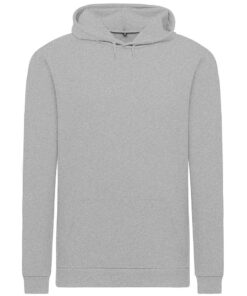 Männer Standard Hoodie – Vorderansicht in Grau meliert